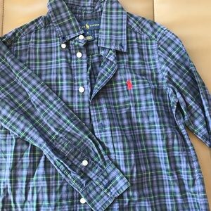 Classic plaid button down